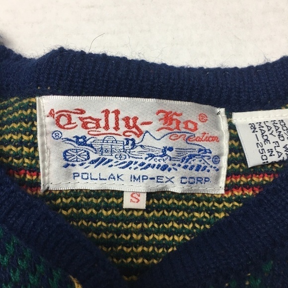 Tally-Ho Creation vintage Cardigan Sweater - Picture 3 of 10